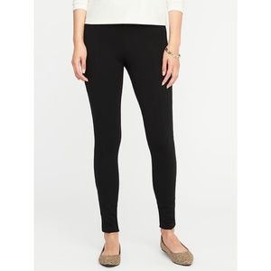 Old Navy High-Waisted Stevie Ponte-Knit Pants Black XL